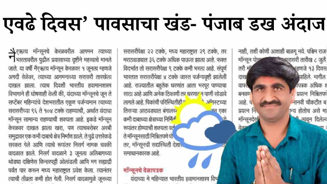 Panjabrao Dakh Weather Report